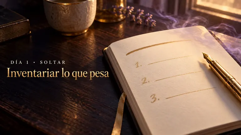 Día 1 · Llegar e inventariar lo que pesa