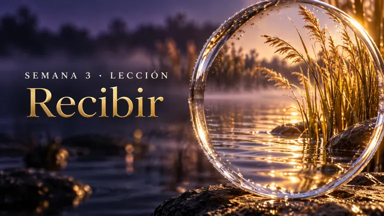 Lección de la semana: Recibir