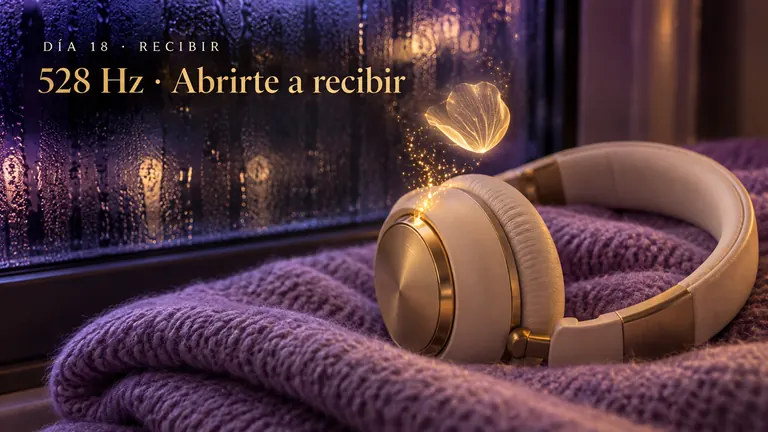 Día 18 · 528 Hz: abrirte a recibir
